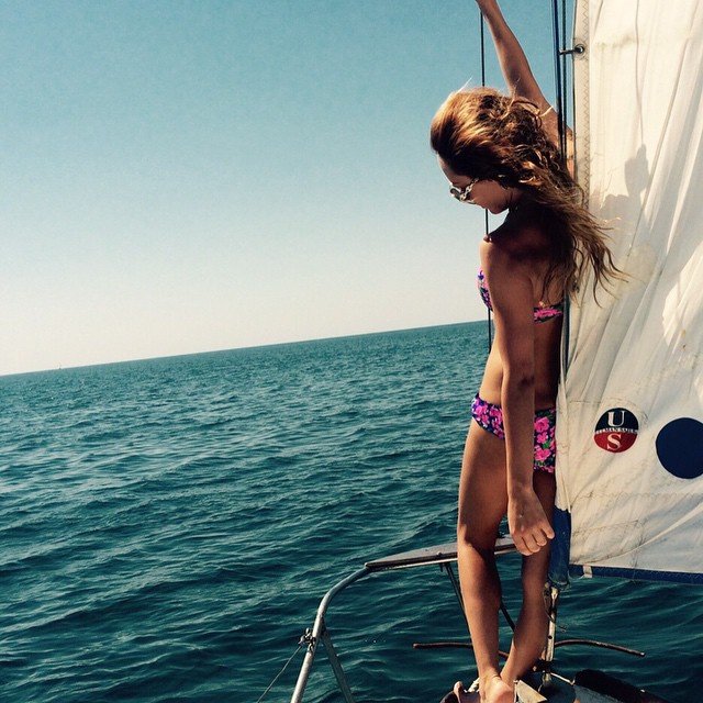 25 фото русских девушек на яхте. Сложно оторвать взгляд