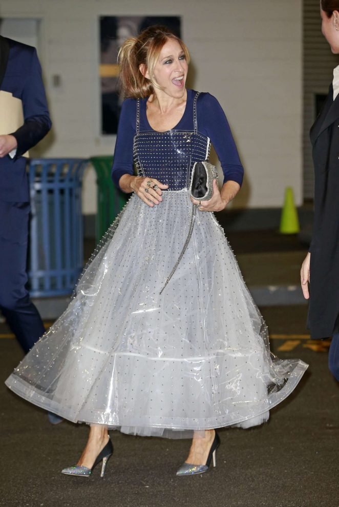 Сара Джессика Паркер пришла на светское мероприятие в полиэтиленовом платье